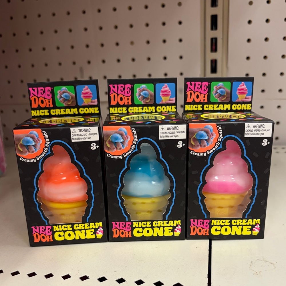 NeeDoh Nice Cream Cones - Set of 3